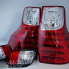 Clear Red LED Tail Light Fit For Toyota Land-Cruiser Prado 2009-2013 / Free Fog Lights