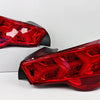 Clear Red Lambo Style LED Dynamic Indicator Tail Lights Fit For Toyota 86 For Subaru BRZ ZN6