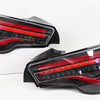 Black Red LED Tail Light Fit For Toyota 86 FT86 GT GTS For Subaru BRZ 2012-2021