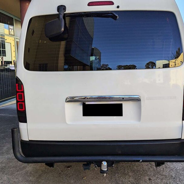 Smoke Black V3 3D Full LED Tail Lights Fit For Toyota Hiace Van 2004-2020 - image 12