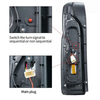 Smoke Black V3 3D Full LED Tail Lights Fit For Toyota Hiace Van 2004-2020 - image 13