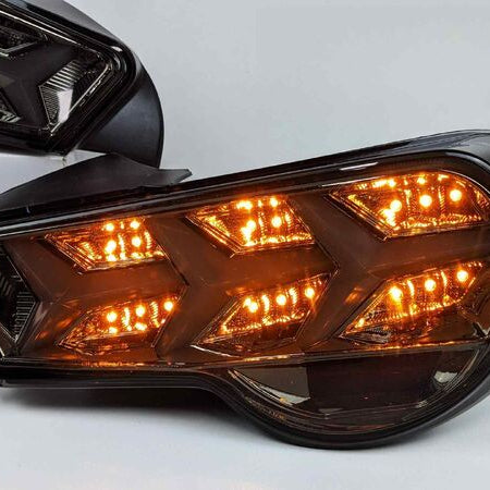 Smoke Lambo Style LED Taillights Fit For Toyota 86 Subaru BRZ ZN6 2012-2021 - image 2