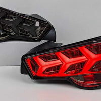 Smoke Lambo Style LED Taillights Fit For Toyota 86 Subaru BRZ ZN6 2012-2021 - image 3