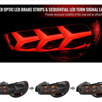 Smoke Lambo Style LED Taillights Fit For Toyota 86 Subaru BRZ ZN6 2012-2021 - image 12