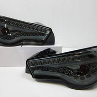 Smoke LED Dynamic Tail Lights Fit For Toyota 86 Subaru BRZ ZN6 2012-2021 - image 2