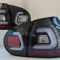 Black 3D V2 Full LED Tail Lights Fit For Volkswagen VW Golf V GTI TDI 2003-2008 - image 3