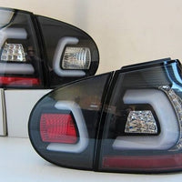 Black 3D V2 Full LED Tail Lights Fit For Volkswagen VW Golf V GTI TDI 2003-2008 - image 7