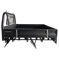 Black Powder Coated Heavy Duty Steel Flat Tray for Dual Cab Ute - image 3