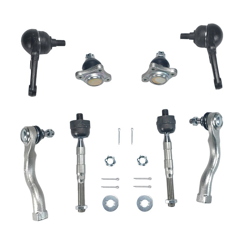 8Pcs Steering Rack Tie Rod Ends Ball Joints Fit For Mitsubishi Pajero NM NP NS NT 05/2000-03/2010 - image 1