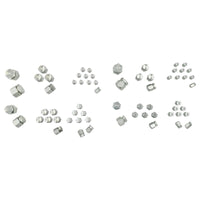 128 Pcs 37°JIC and ORFS Hydraulic Cap And Plug Kit Hose Tube And Pipe Fitting Set - image 2