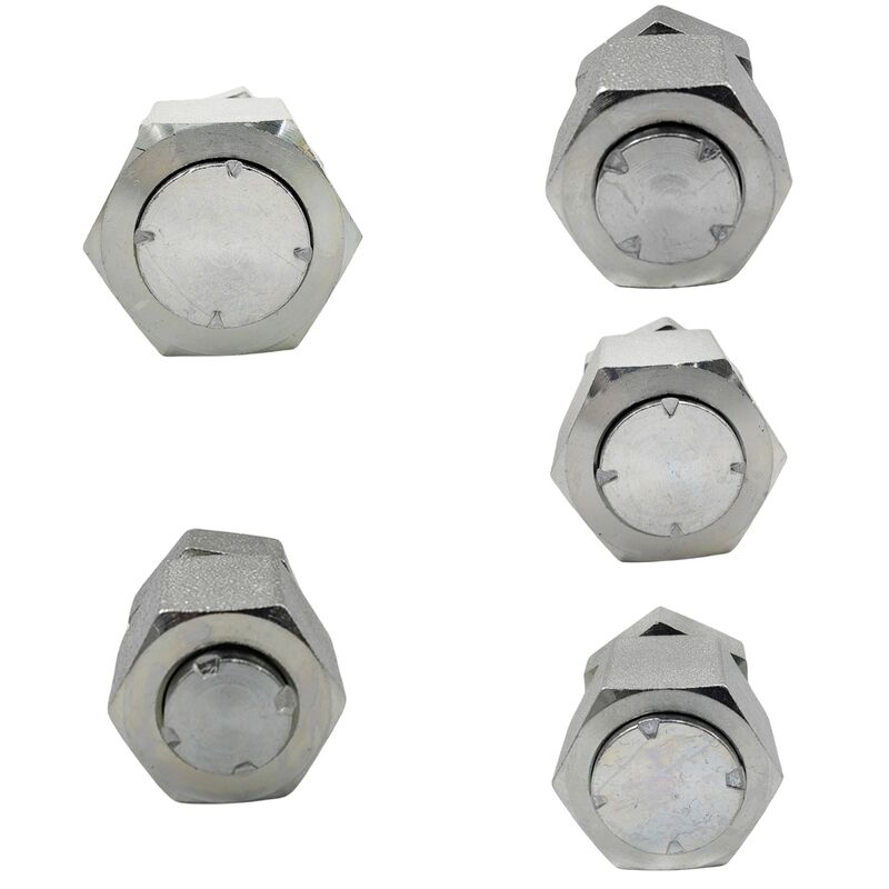 128 Pcs 37°JIC and ORFS Hydraulic Cap And Plug Kit Hose Tube And Pipe Fitting Set - image 3