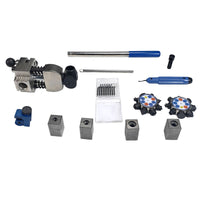 Brake Line Flaring Tool Kit 45°&37° Single Bubble Double Flare 3/16"~3/8" Tubes - image 3