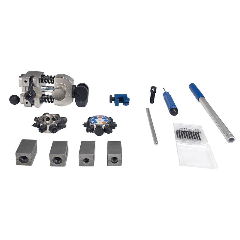 Brake Line Flaring Tool Kit 45°&37° Single Bubble Double Flare 3/16"~3/8" Tubes - image 6