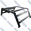 Black Powdercoated Steel Universal Ute Tub Rack Roof Rack Fit For Dmax Hilux With LED