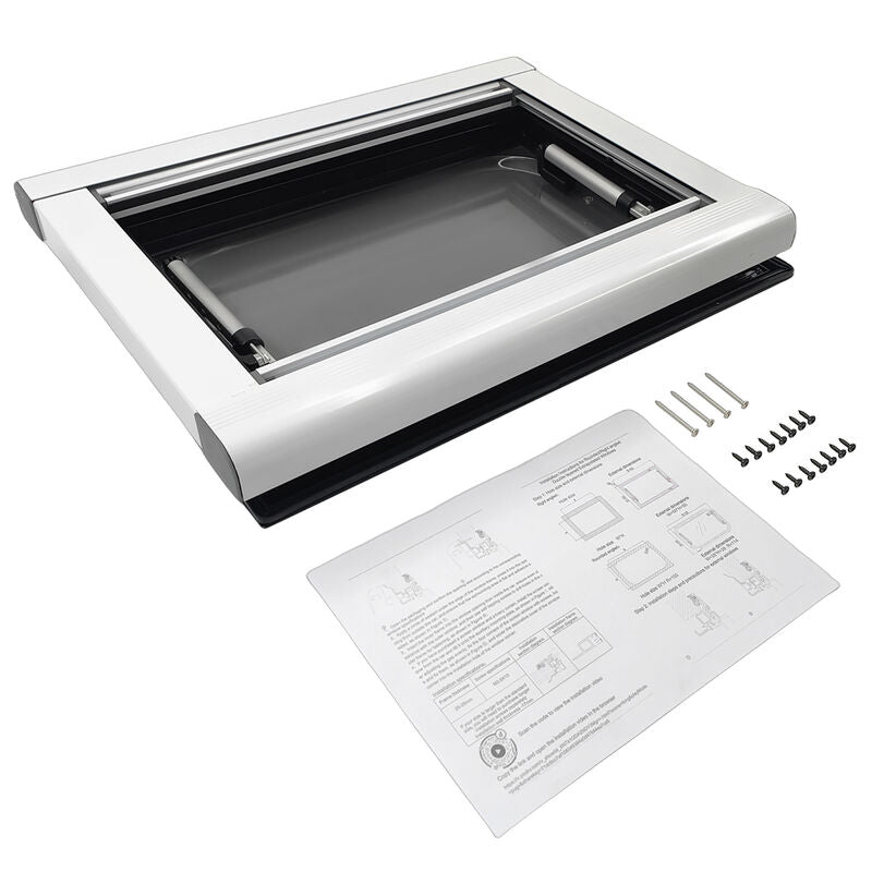 RV Caravan Push Out Flat Window 350x500mm Fit For RVs Campers Mobile Homes - image 2