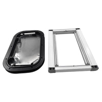 RV Caravan Push Out Flat Window Rounded Corner 350x500mm Fit For RVs Campers Mobile Homes - image 4