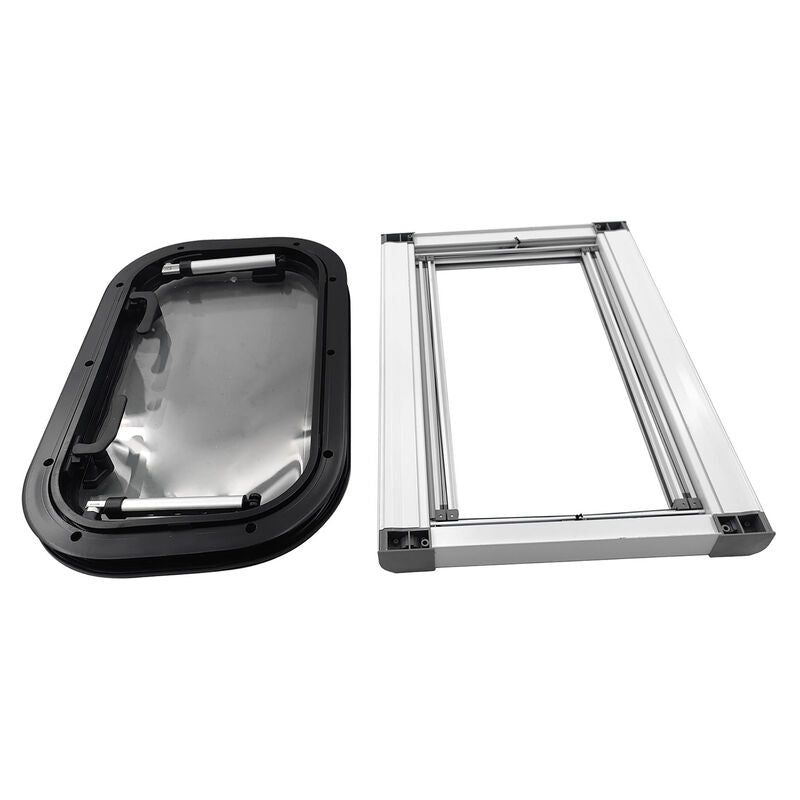 RV Caravan Push Out Flat Window Rounded Corner 350x500mm Fit For RVs Campers Mobile Homes - image 4