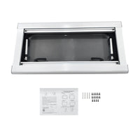 RV Caravan Push Out Flat Window Rounded Corner 300x700mm Fit For RVs Campers Mobile Homes - image 2