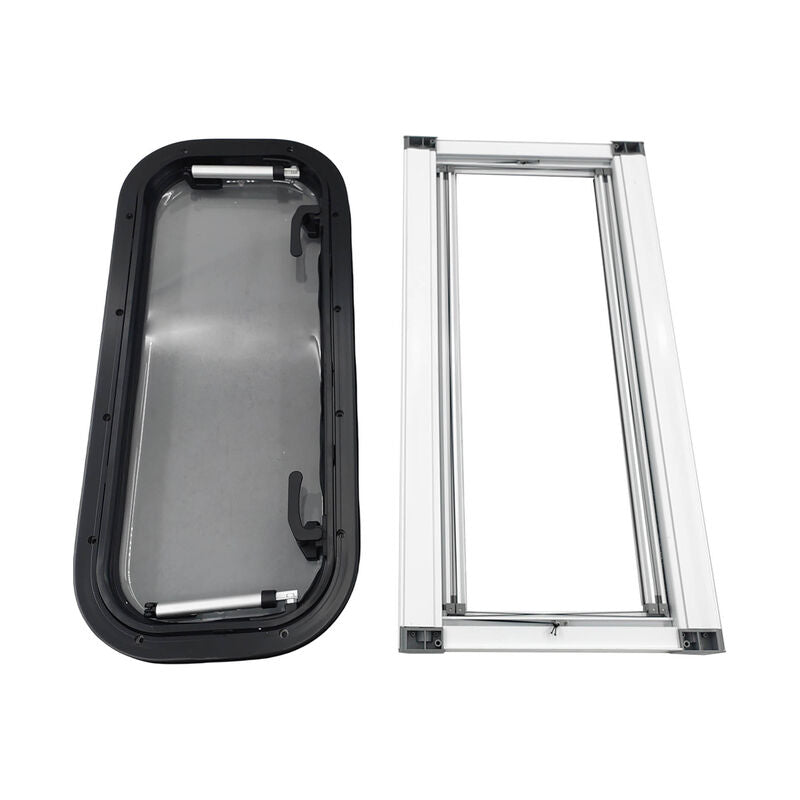 RV Caravan Push Out Flat Window Rounded Corner 300x700mm Fit For RVs Campers Mobile Homes - image 3
