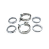 2 Inch V-Band Clamp Flange Kit Fit For Muffler Automobile Exhaust Pipe Pipe Connection Turbocharger