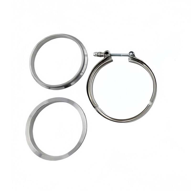 1 Pcs 4" Inch 102mm V-Band Clamps 304 Stainless Steel Flange Exhaust Pipe Tailpipe - image 5