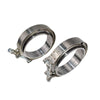 3″ inch 76mm Universal Exhaust V-band Clamp and Flanges Kit Intercooler Parts