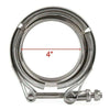 4" inch 102mm V-Band Clamp Flange Assembly Fit For Exhaust Header Collectors