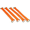 Tyre Link Strap Car Carrying Straps Wheel Straps With Ring Towing Strap 4 Pack