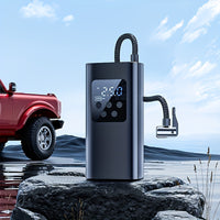 Portable Digital Display Smart Tire Inflator with LED Light for Cars Bikes