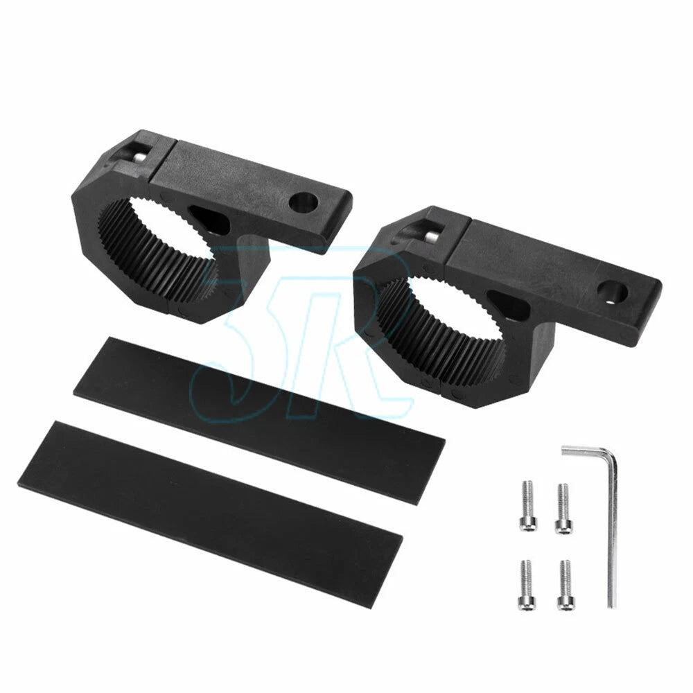 Pair 1.8'' Bullbar Mounting Bracket Clamp 48 50mm LED Work Light Bar UHF Antenna - view 1