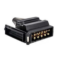 12 Pin Flat Trailer Socket Plug Set Connector Trailer Caravan Camper Adaptor - view 4