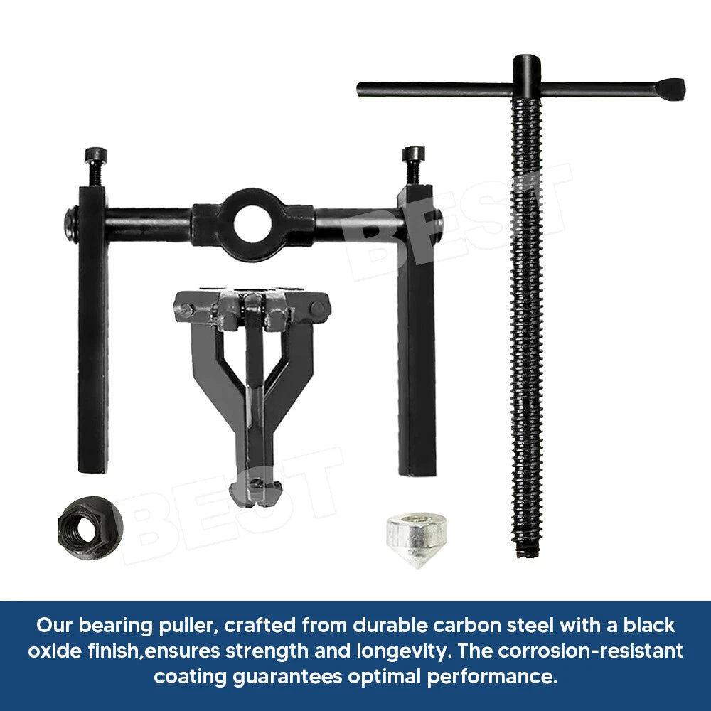 3 Jaw Pilot Bearing Puller Inner Wheel Gear Extractor Bushing Remover Tool Kit - view 6