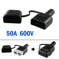 4pcs Waterproof 50A Anderson Plug dust cable sheath cover black with cap - view 8