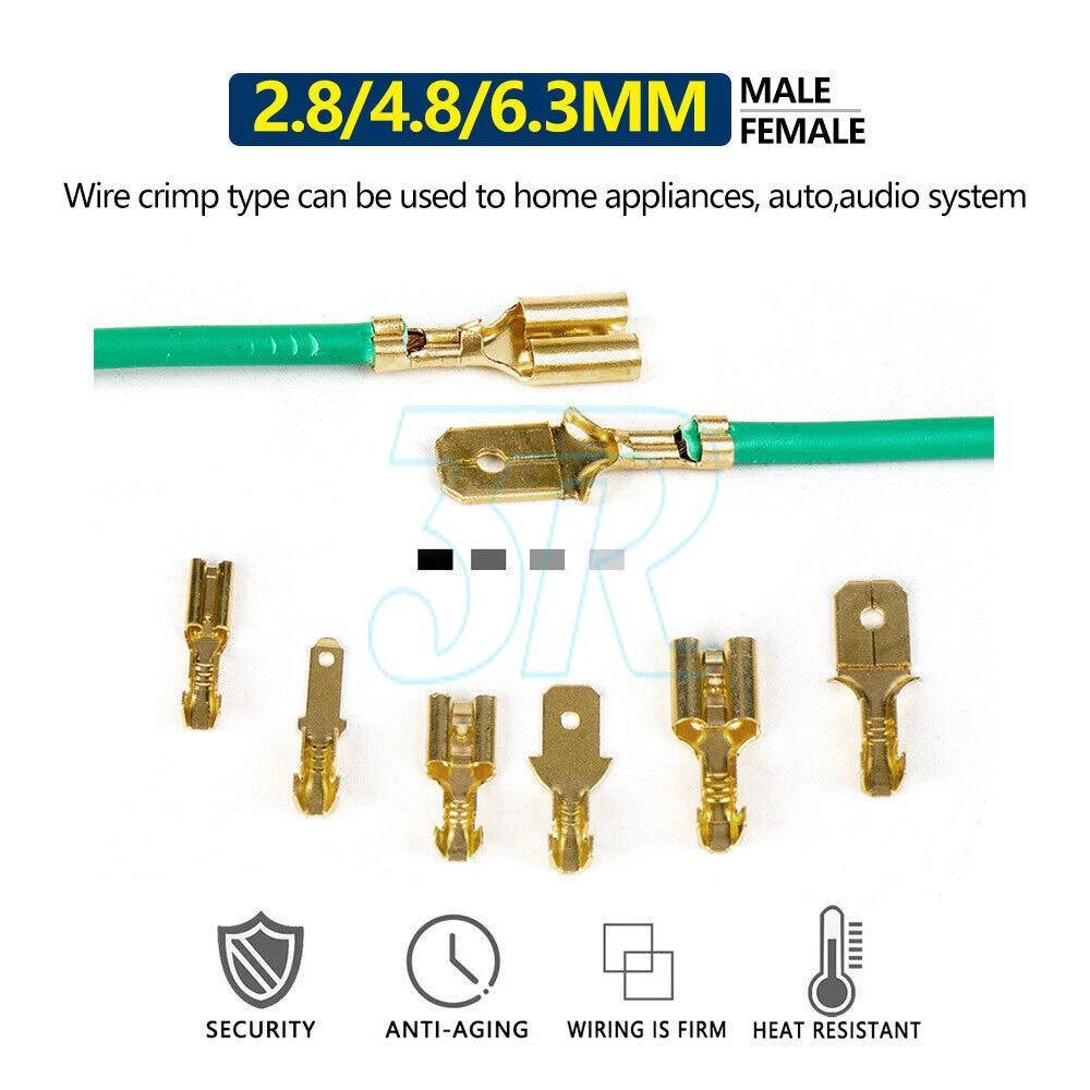 720PC Electrical Connectors Automotive Marine Crimp Terminals Wire Insulated Kit - view 1