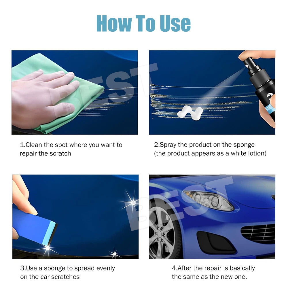 Magic Nano Car Scratch Remover Auto Paint Coating Spray Scratch Surface Repair - view 9