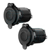 2X 12V Car Cigarette Lighter Socket Waterproof USB Charger Power Adapter Outlet
