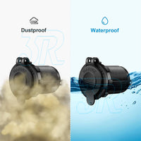 2X 12V Car Cigarette Lighter Socket Waterproof USB Charger Power Adapter Outlet - view 4