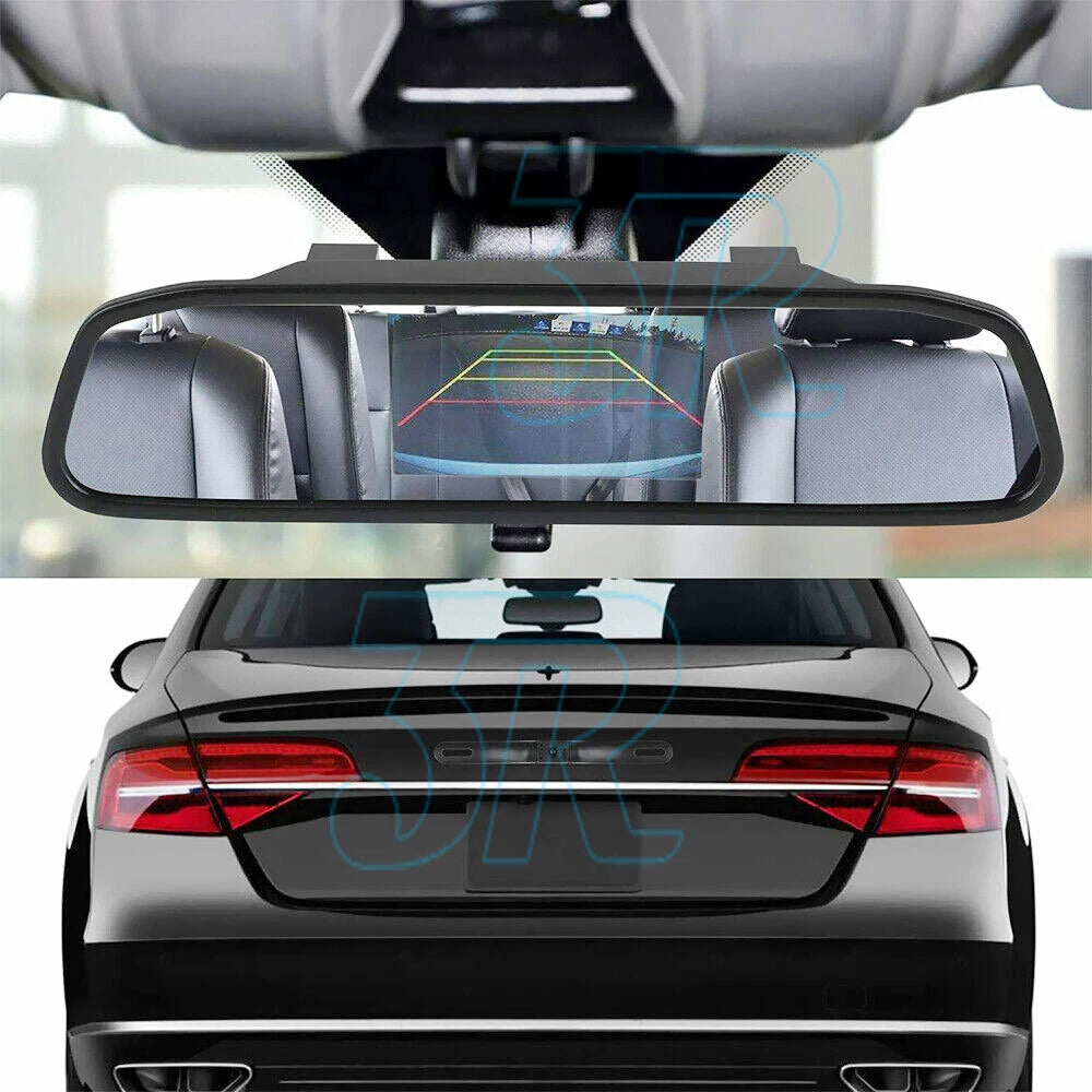 Reverse Camera 4.3in Reversing Camera Rear View Cam Kit Waterproof HD Camera - view 8