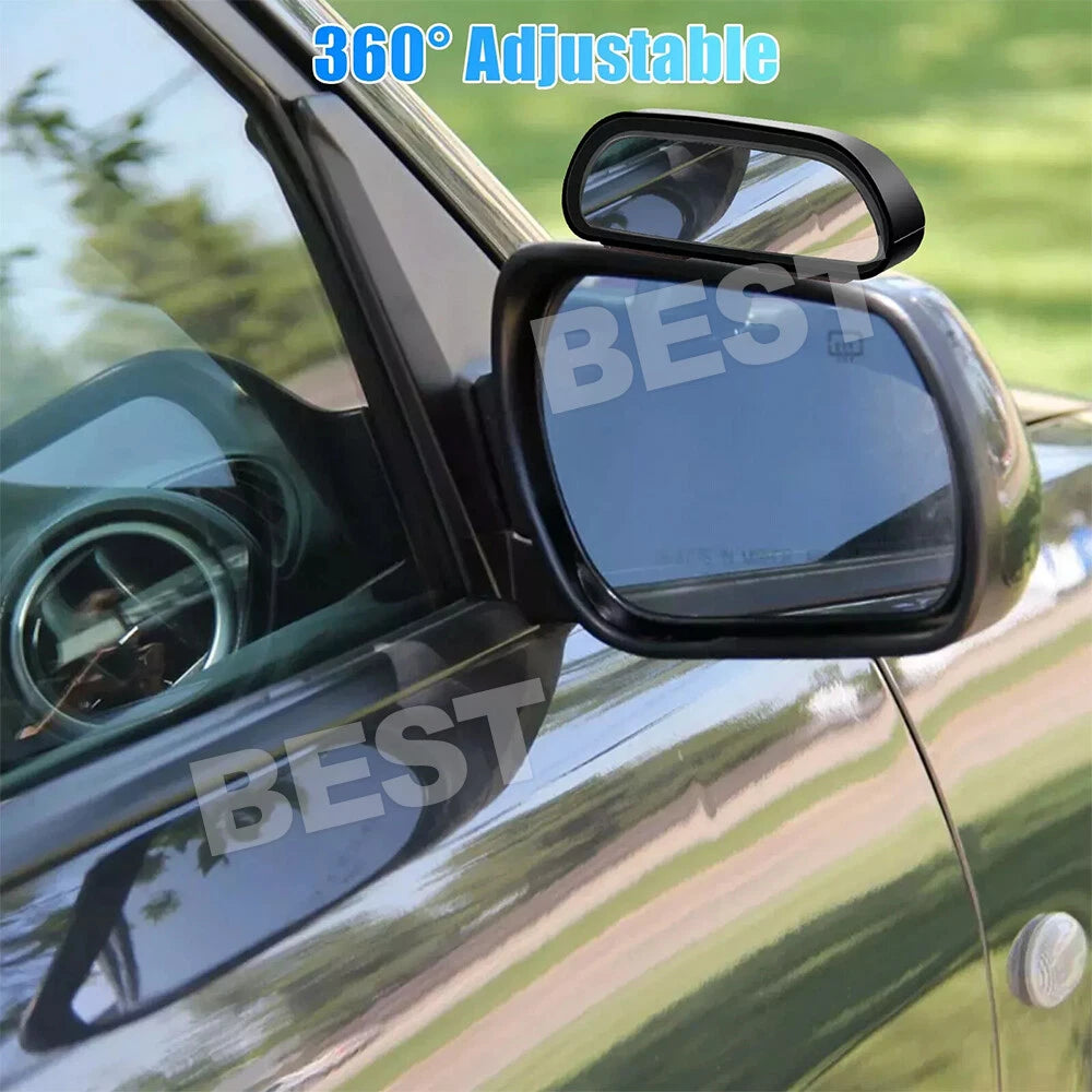 2x Adjustable Blind Spot Wide Angle Rear View Side Mirror for Universal Car - view 7
