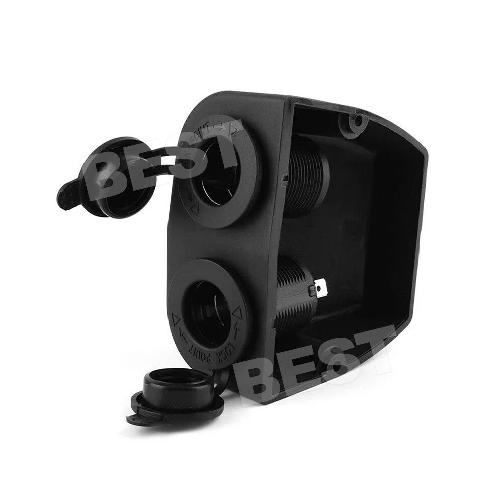 12V Socket Dual Power Sockets 12 Volt Cigarette Lighter Socket Interior Outlet - view 4