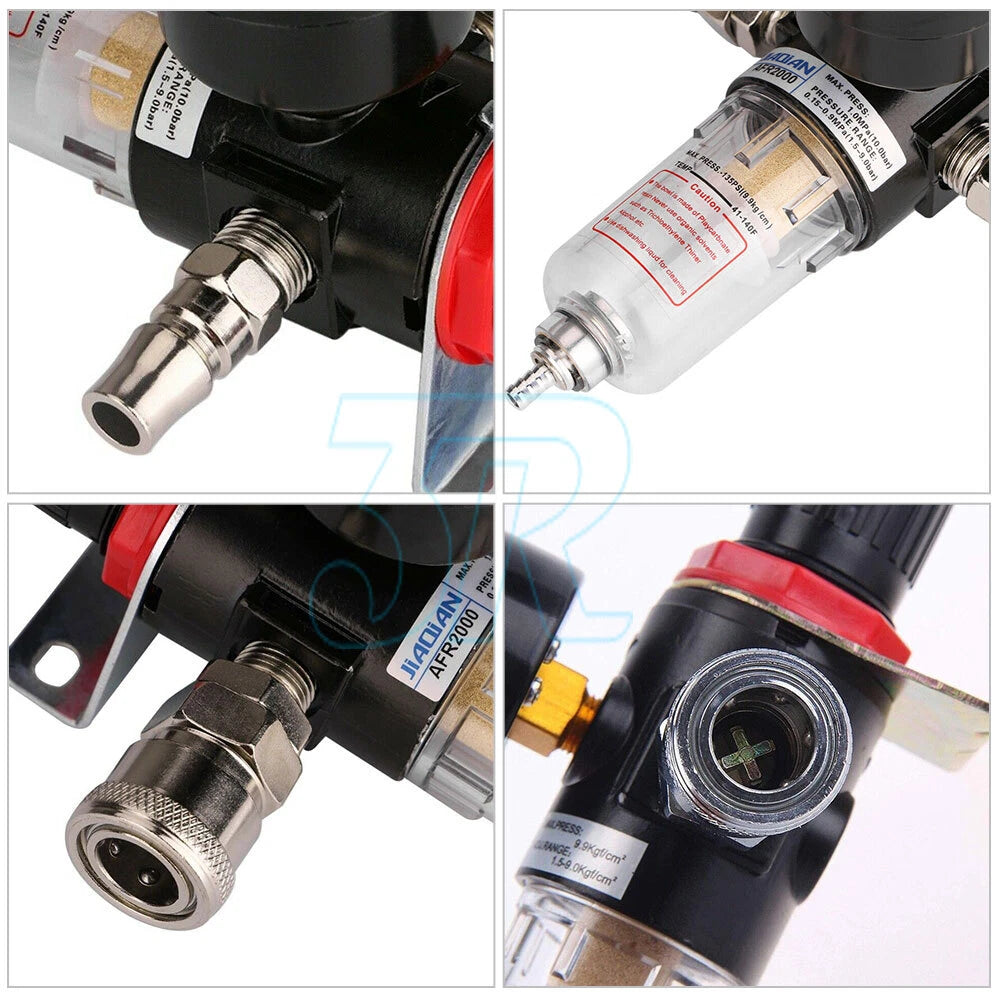 Air Pressure Regulator Compressor Moisture Trap Filter Oil Water