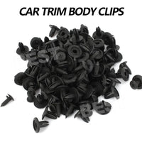100XCar Plastic 8MM Scrivet Screw Clips Fit Door Boot Trim Panels Bumper Fastene - view 1