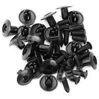 100XCar Plastic 8MM Scrivet Screw Clips Fit Door Boot Trim Panels Bumper Fastene - view 8