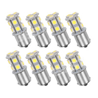 8X White BAY15D 13SMD LED 1156 Car Tail Brake Stop Tail Light Bulb Globe 12v - view 8