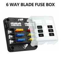 23PCS 6 Way Blade Fuse Box Block Holder Indicator LED Light 12V/32V Car Marine - view 1