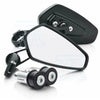 Universal Motorcycle 7/8" Handle Bar End Mirrors Rear Side View Cafe Racer Set