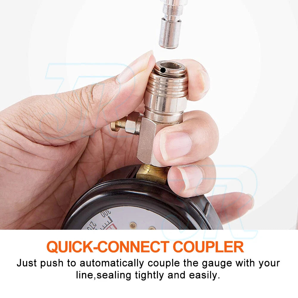 PETROL ENGINE COMPRESSION TEST TESTER KIT SET FOR AUTOMOTIVE CAR TOOL - view 6