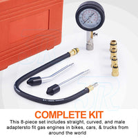 PETROL ENGINE COMPRESSION TEST TESTER KIT SET FOR AUTOMOTIVE CAR TOOL - view 7