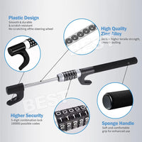 Car Steering Wheel Lock Keyless 5 Coded Combination Locker Security Anti Theft - view 1