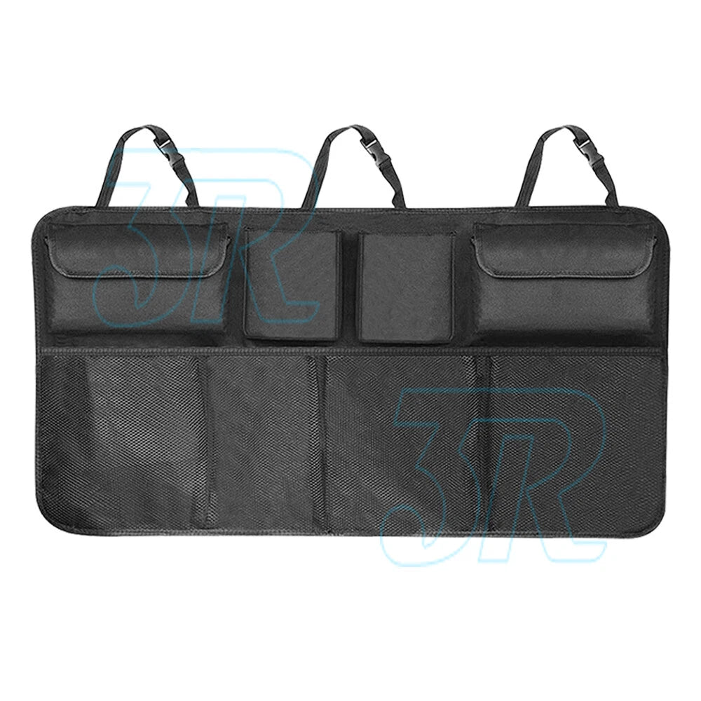 Large Car Seat Back Organiser Hanging Pouch Bag SUV Hatchback Trunk Boot Storage - view 1
